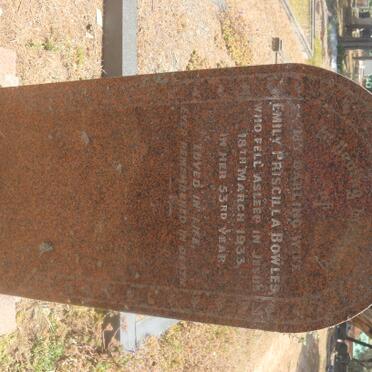 BOWLES Emily Priscilla -1933