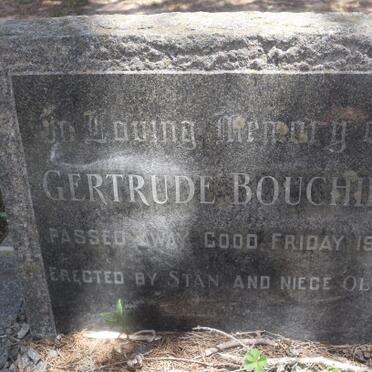 BOUCHIER Gertrude -1955