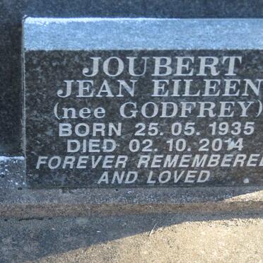 JOUBERT Jean Eileen nee GODFREY 1935-2014