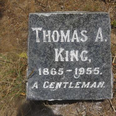 KING Thomas A. 1865-1955