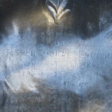 LOTTER Casper Johan 1863-1902