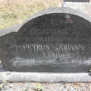 LEMMER Petrus Johannes 1909-1962