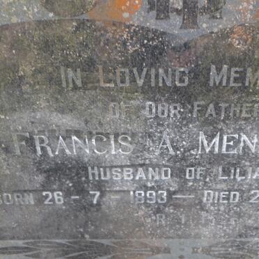 MENDELSKI Francis A. 1893-1973