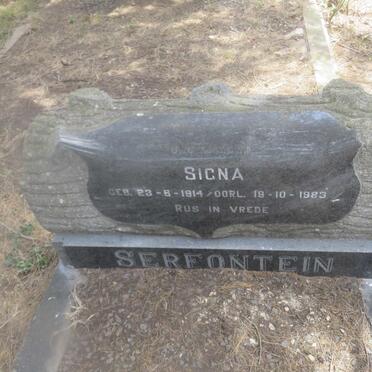 SERFONTEIN Signa 1914-1983