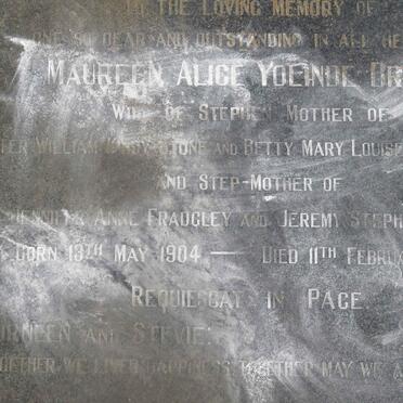BROAD Maureen Alice Yolinde 1904-1984