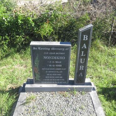BALURA Nondikho 1944-1998