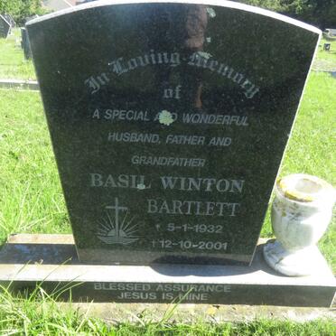 BARTLETT Basil Winton 1932-2001
