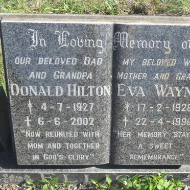 ELLIOTT Donald Hilton 1927-2002 &amp; Eva Wayne 1928-1995