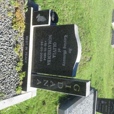 GIDANA Olivia Nomathemba 1954-2003