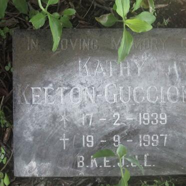 GUCCIONE Kathy, KEETON 1939-1997