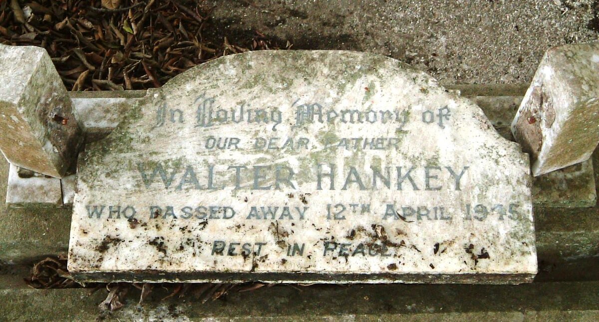 HANKEY Walter -1945