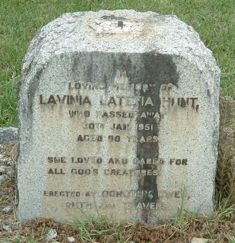 HUNT Lavinia Latetia -1951