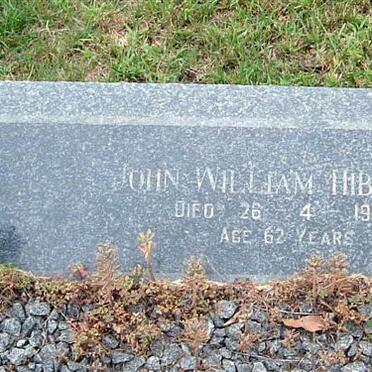 HIBBERD John Willaim  -1963 &amp; Vivian Irene 1904-1988