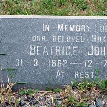 JOHNS Beatrice 1882-1973