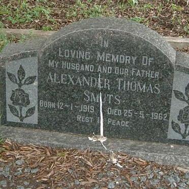 SMUTS Alexander Thomas 1919-1962