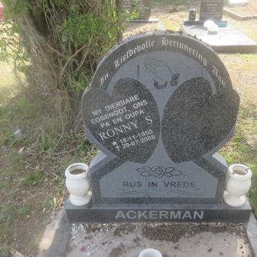 ACKERMAN Ronny S. 1950-2008