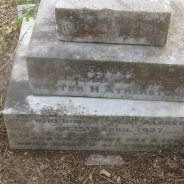 ATHERSTONE Walter Herschel -1941 &amp; Fanny -1927 