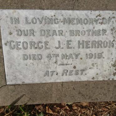 HERRON George J.E. -1919