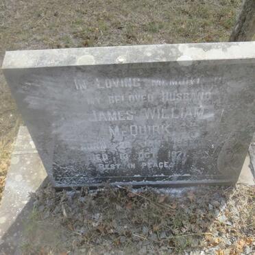 McQUIRK James William 18??-1971