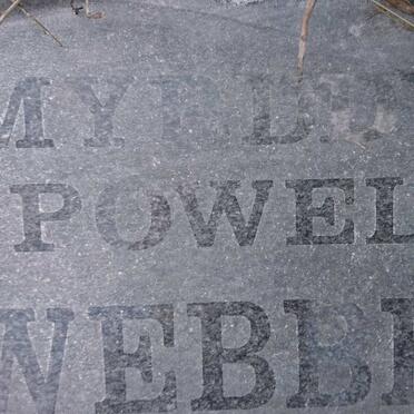 WEBBER Myrddyn Powell 1926-2011 