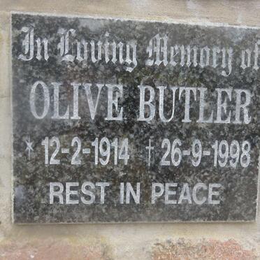 BUTLER Olive 1914-1998