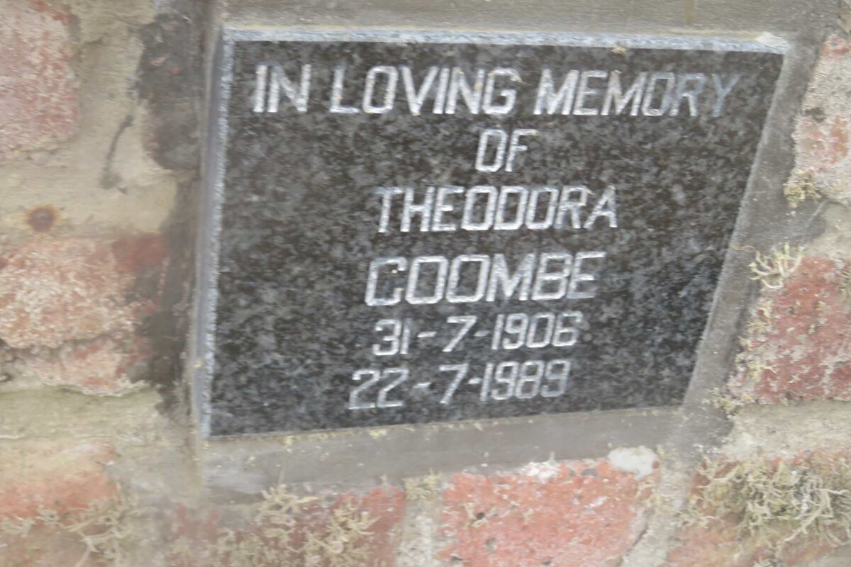 COOMBE Theodora 1906-1989
