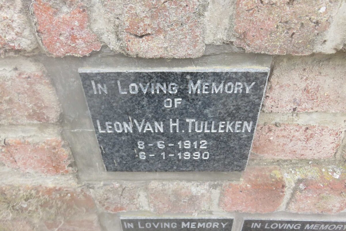 TULLEKEN Leon van H. 1912-1990