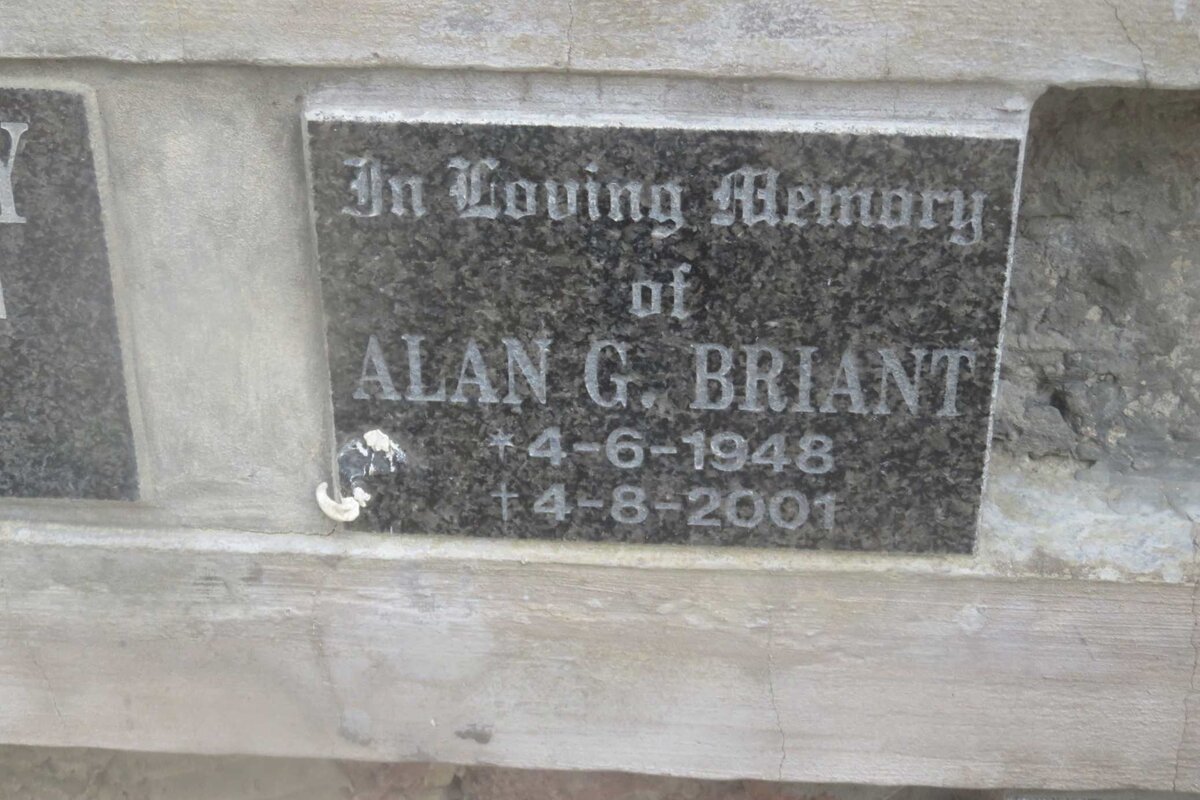 BRIANT Alan G. 1948-2001