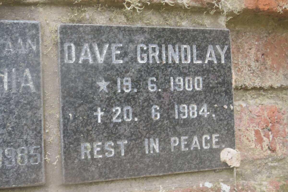 GRINDLEY Dave 1900-1984