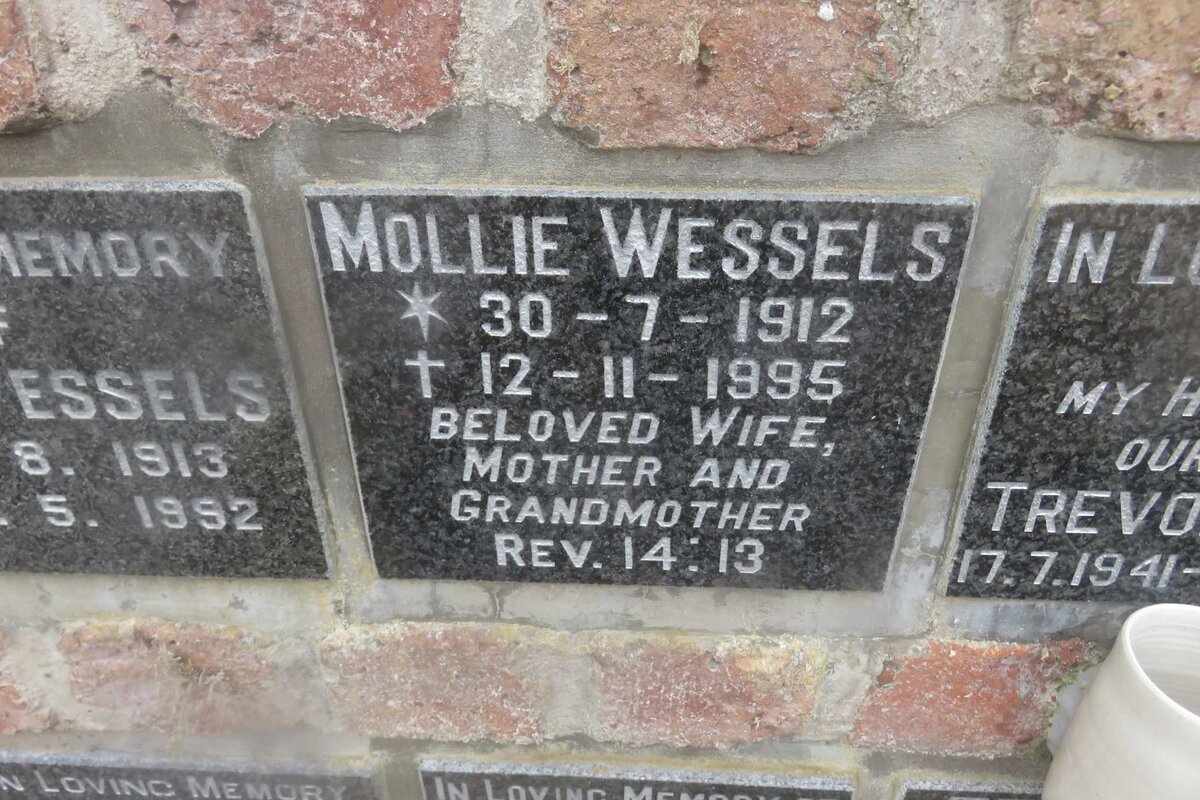 WESSELS Mollie 1912-1995