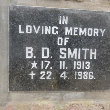 SMITH B.D. 1913-1986