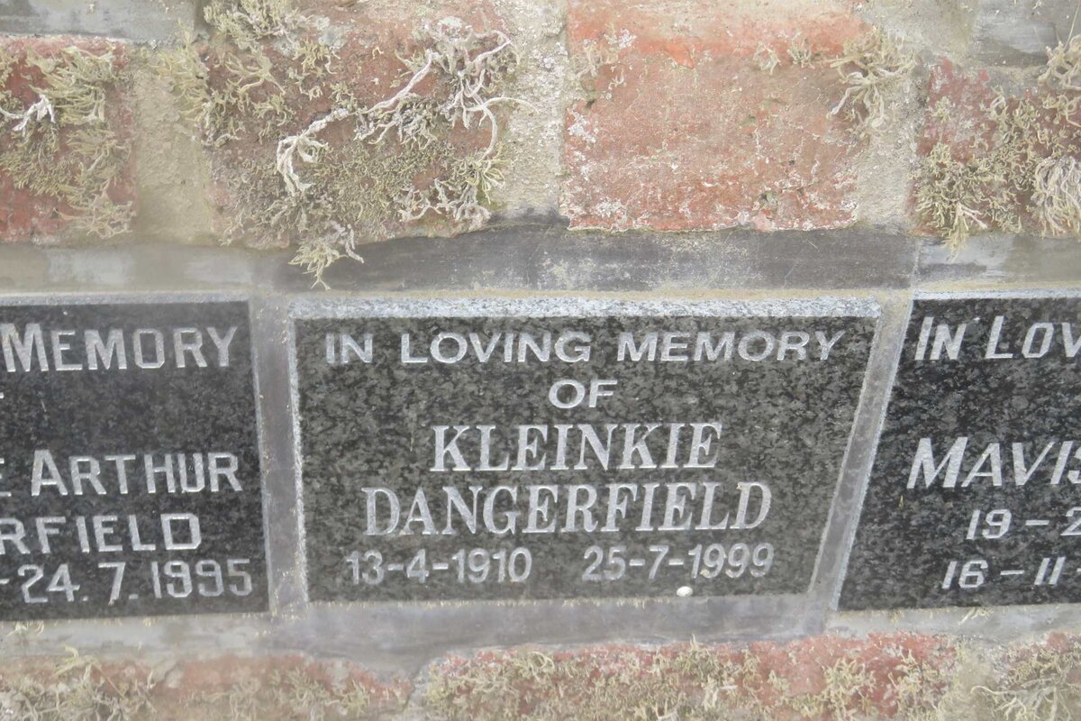 DANGERFIELD Kleinkie 1910-1999