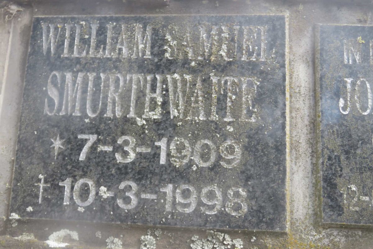 SMURTHWAITE William Samuel 1909-1998 