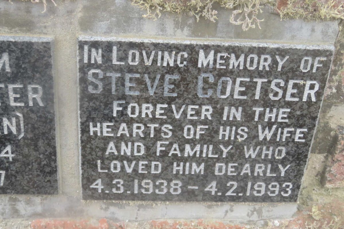 COETSER Steve 1938-1993