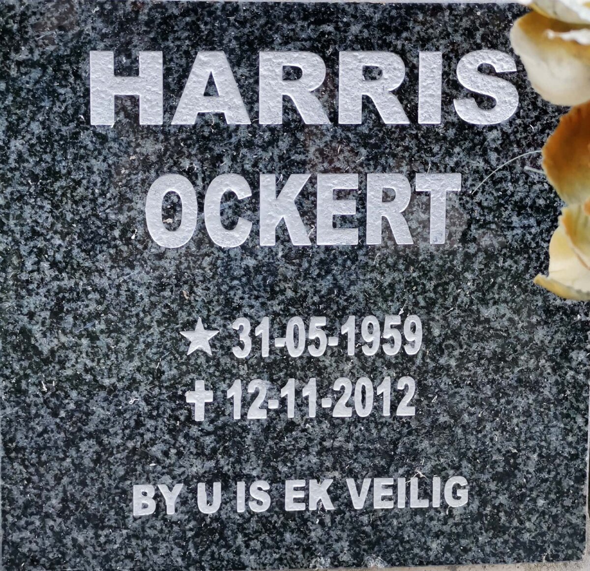 HARRIS Ockert 1959-2012