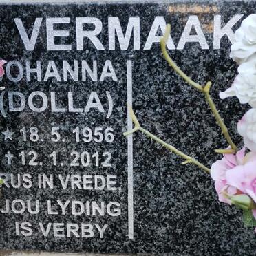 VERMAAK Johanna 1956-2012