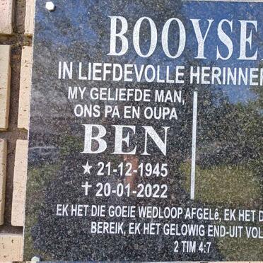 BOOYSEN Ben 1945-2022