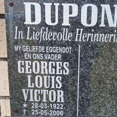 DUPONT Georges Louis Victor 1922-2006