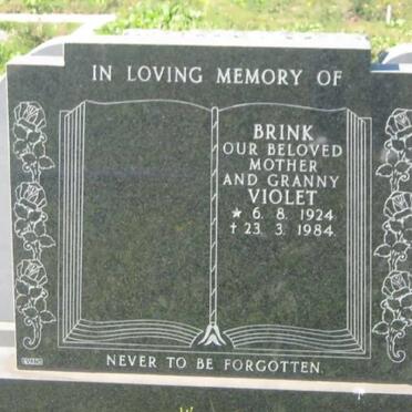 BRINK Violet 1924-1984