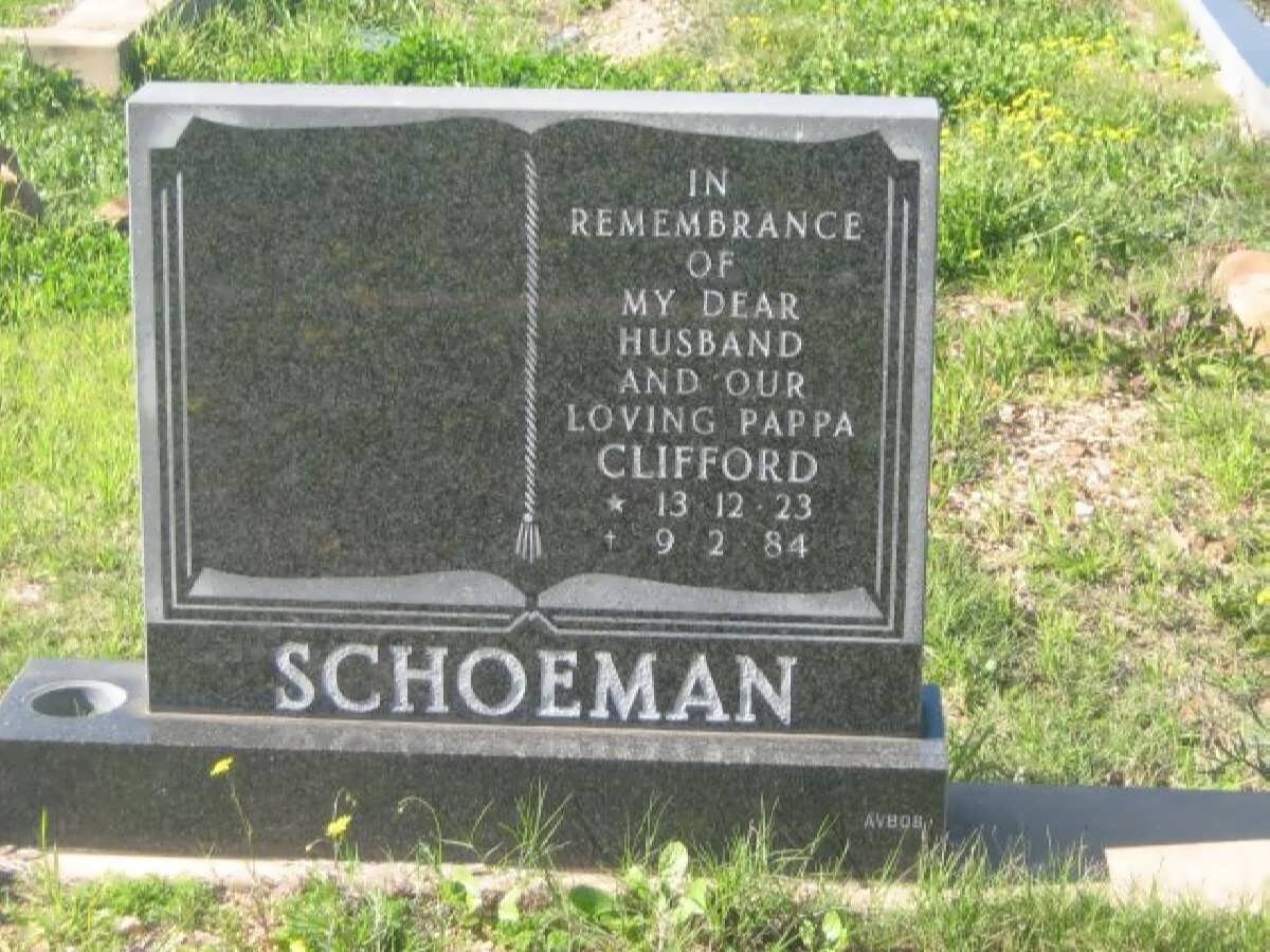 SCHOEMAN Clifford 1923-1984