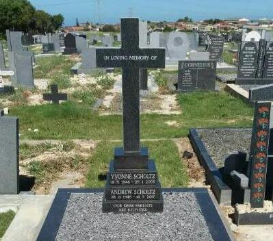 SCHOLTZ Andrew ?-2007 &amp; Yvonne 1948-2006