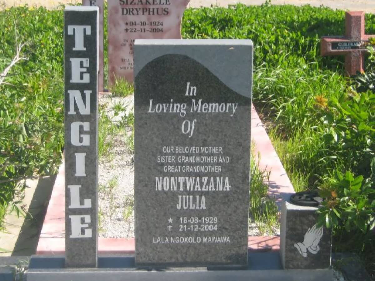 TENGILE Nontwazana Julia 1929-2004