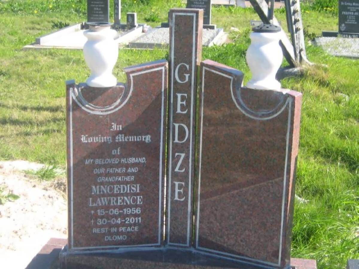 GEDZE Mncedisi Lawrence 1956-2011