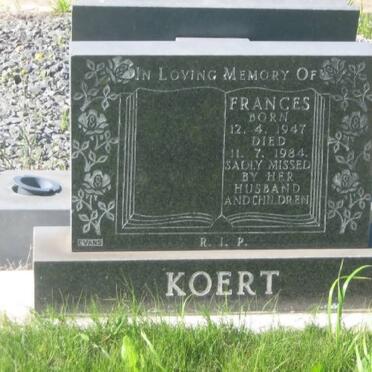 KOERT Frances 1947-1984