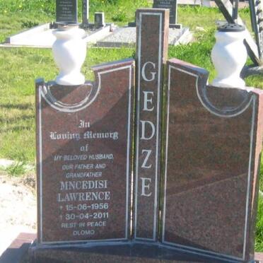GEDZE Mncedisi Lawrence 1956-2011