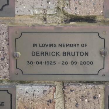 BRUTON Derrick 1925-2000