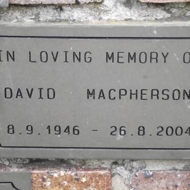 MACPHERSON David 1946-2004
