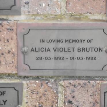 BRUTON Alicia Violet 1892-1982