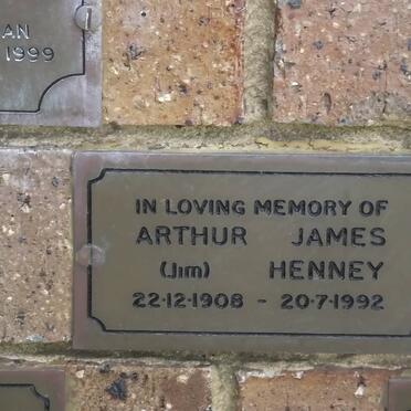 HENNY Arthur James 1908-1992