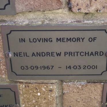 PRITCHARD Neil Andrew 1967-2001